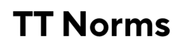 TT norms font
