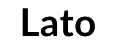 lato font
