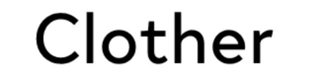 clother font