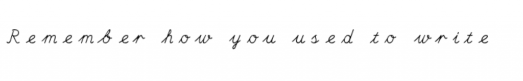 handwritten font