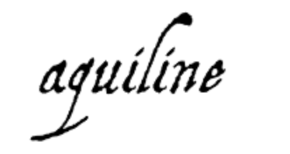 Aquiline font