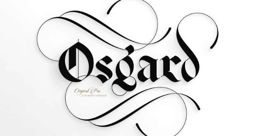 Osgard Pro- free font
