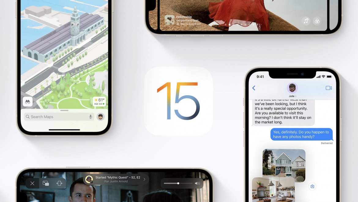The new iOS15 is here
