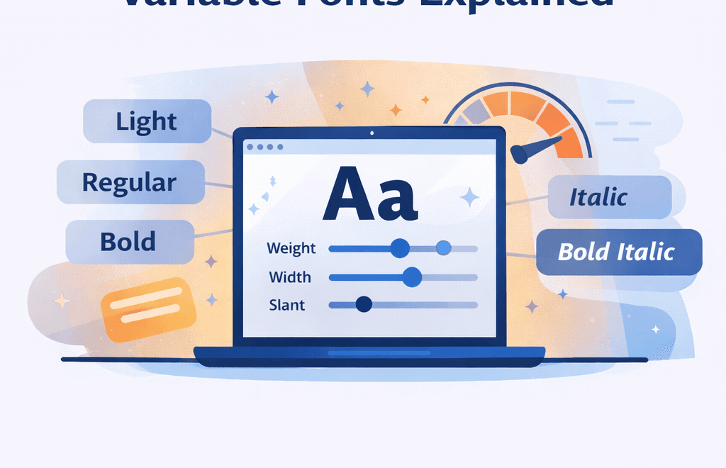 Variable Fonts Explained AI generated