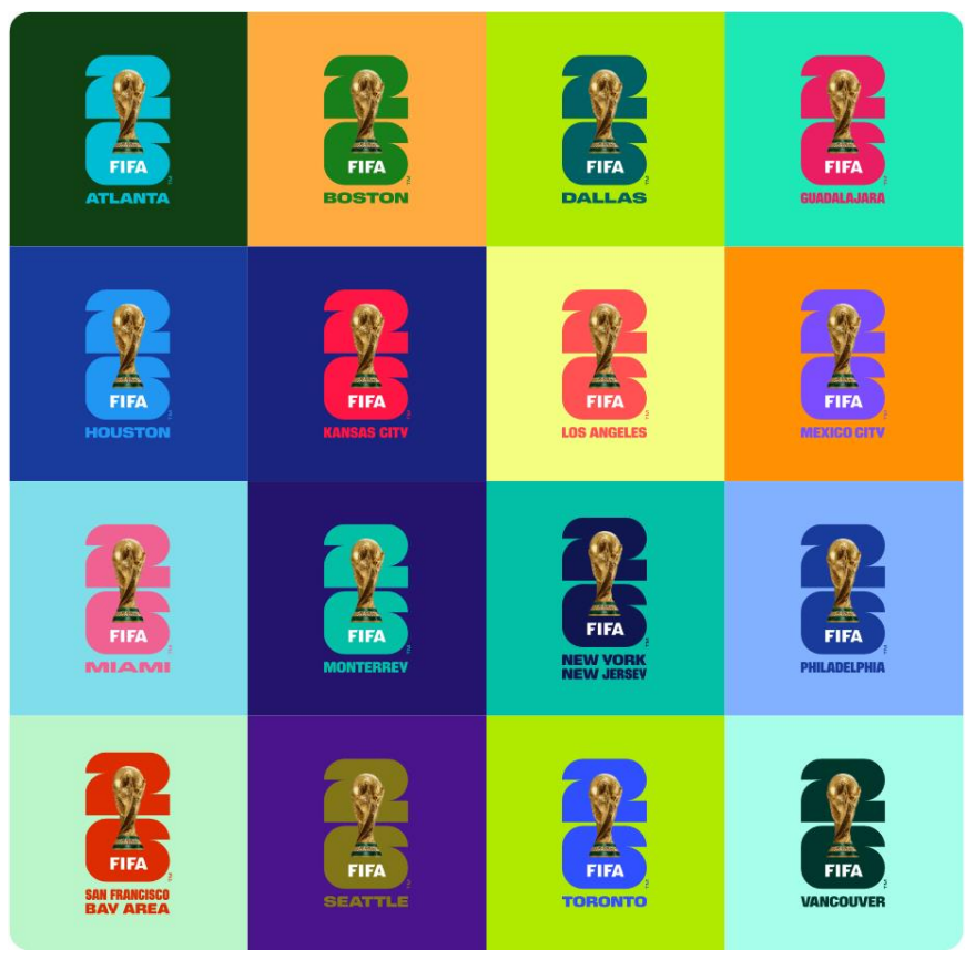 FIFA World Cup 2026 host city logos