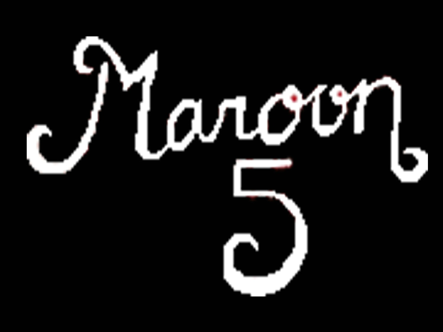 Maroon 5 Shirt font by rehinagrasia